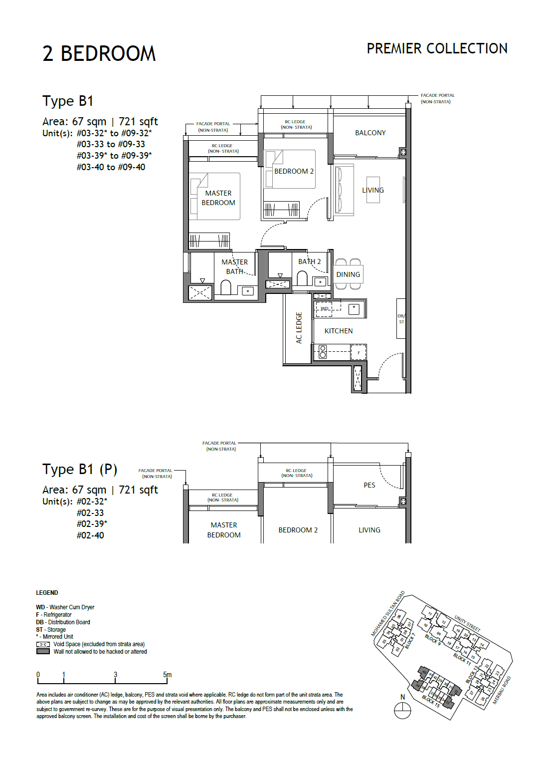 The Robertson Opus 1 Bedroom Floor Plan 9