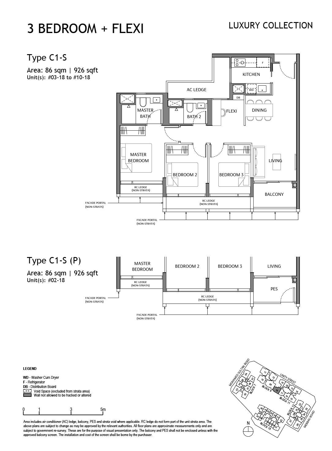 The Robertson Opus 1 Bedroom Floor Plan 12